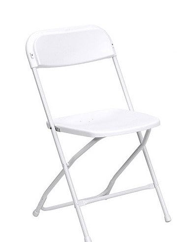 White Folding Chair