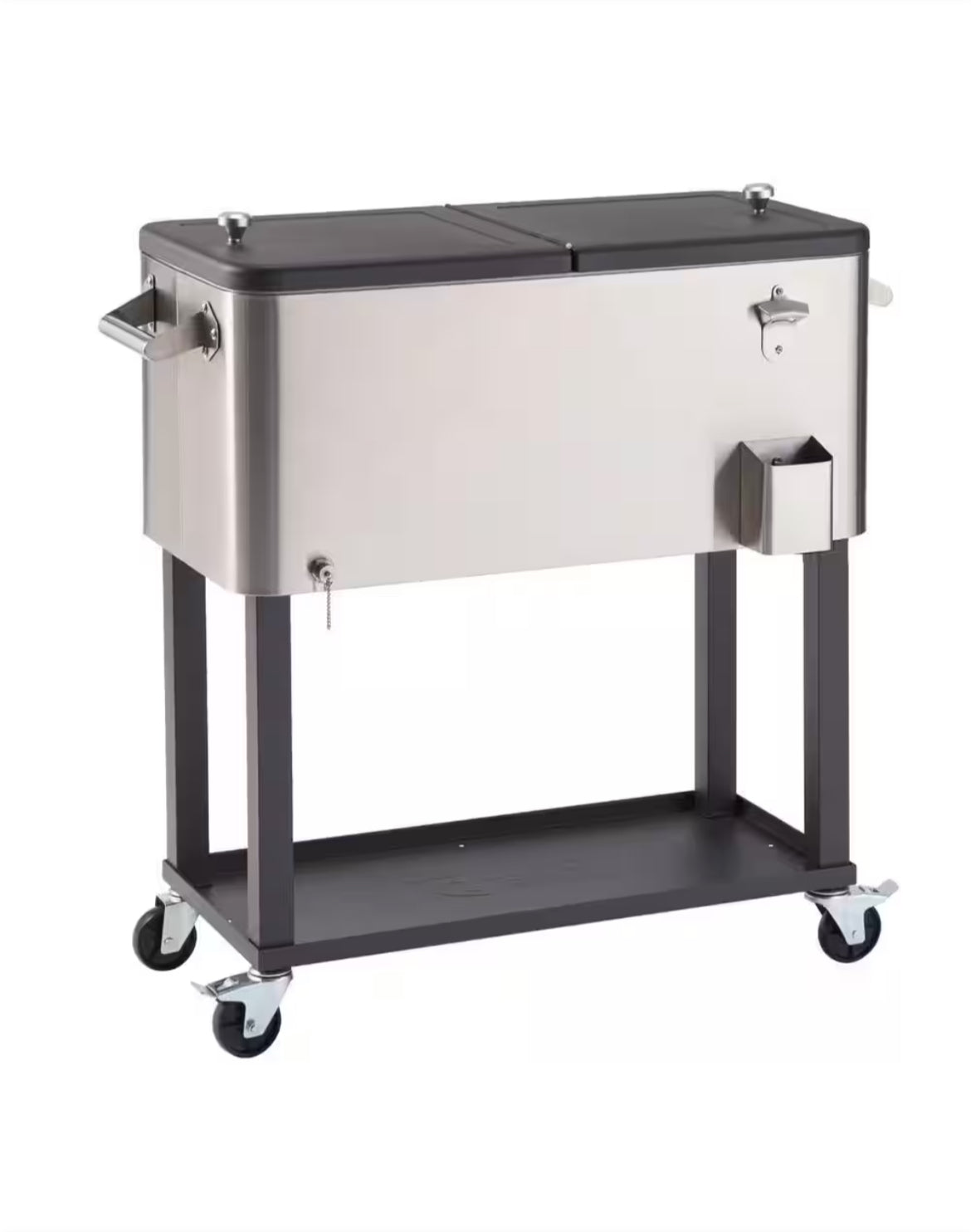 80 qt Rolling Cooler Cart